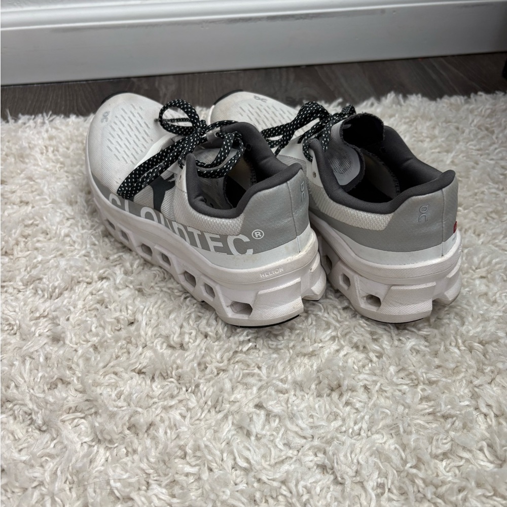 On Cloudtec Women’s All White Athletic Running Shoes - Picture 3 of 6